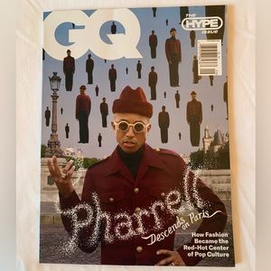 GQ Pharrell “Descends on Paris”September 2023 Magazine